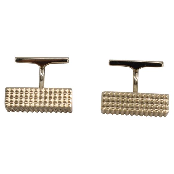 Burberry Stud Cufflinks in Gold Metal - Picture 1 of 4